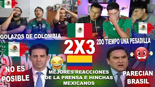 REACCIONES DE LA PRENSA E HINCHAS MEXICANOS AL MÉXICO VS COLOMBIA (2-3) REMONTADA HISTÓRICA