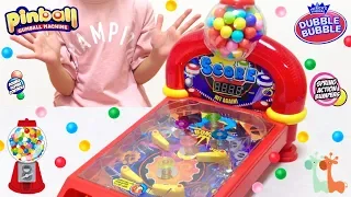 ガムボール ピンボールマシーン / Dubble Bubble Pinball Gumball Machine , Bubble Gum Dispenser