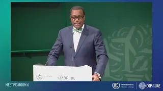 Africa@COP28: AfDB President Adesina's Keynote at the Adaptation Finance Summit for Africa