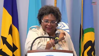 Barbados Prime Minister Mia Mottley 'Early Warnings For All' Caribbean Launch Address