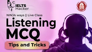 IELTS Listening MCQ Tips and Tricks in Bangla || NINJA ways || Live Class