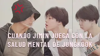 Cuando Jimin juega con la resistencia de Jungkook pt.2