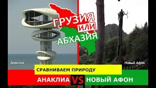 Грузия или Абхазия.  Сравниваем природу. Анаклиа и Новый Афон