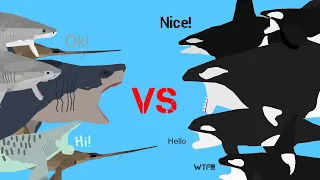 [Special] Team Orca VS Team Shark/GreatDed Animation/Thank For 10 Sub