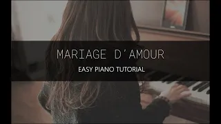 [EASY PIANO TUTORIAL]  Mariage D'Amour - Spring Waltz (Chopin)