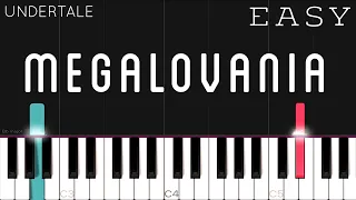 Undertale - Megalovania | EASY Piano Tutorial