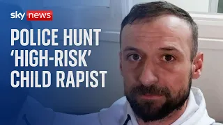 Police hunt convicted child rapist who poses 'real risk to children and women'