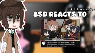 BSD reacts to [a video] | Gacha Club | Chuuya Angst  | ★ Hanachxn ★