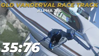35:76 Lap! | Old Vanderval Race Track | Star Citizen 3.16 | Mustang Gamma