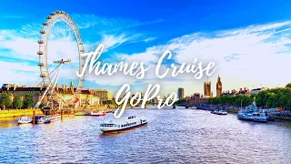Thames River cruise between Tower Bridge to Big Ben (GoPro)