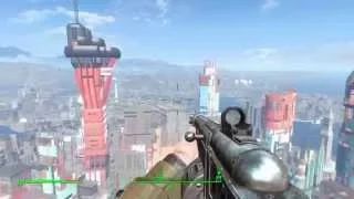 Fallout 4 Hub 360 Easy to Find  Fallen Skybridge Location Weathervane  Legendary Weapons  Found