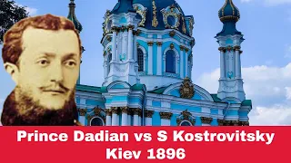 Romantic Chess | Philidor Gambit | Prince Andrey Dadian of Mingrelia vs S Kostrovitsky: Kiev 1896