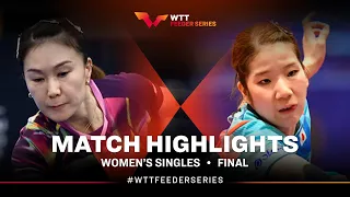 Shan Xiaona vs Sakura Mori | WS Final | WTT Feeder Stockholm 2023