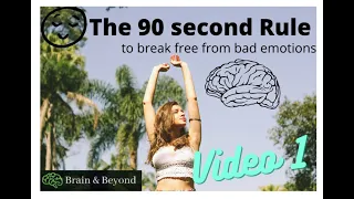 Video 1:  The 90 second Rule - break free from bad emotional patterns with the 90 SECOND RULE!