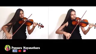 මැණිකෙ මගේ හිතේ Manike Mage hithe -  yohani & satheeshan ( Violin Cover) #yohani#violincover