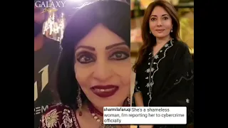 At a recent wedding, Nadia Khan made a video with politician Sharmila Farooqi's mother,
