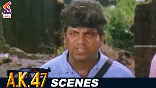 Shiva Rajkumar Best Action Scene | AK 47 Kannada Movie | Shiva Rajkumar | Girish Karnad | Om Puri