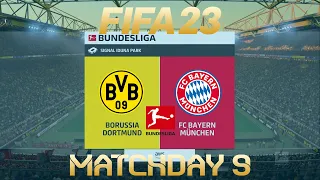 FIFA 23 Borussia Dortmund vs Bayern Munich | Bundesliga 2022/23 | Der Klassiker | PS5 Full Match