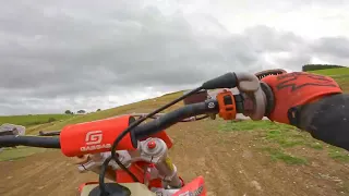 Motocross practice at cwmythig hill in Rhayader