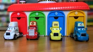 Disney Cars Toys Lightning McQueen Thomas and Friends Trains Tayo the Little Bus Garage