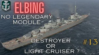 Elbing - best German light cruiser in World of Warships 2024