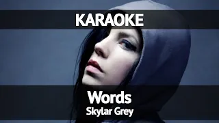 Skylar Grey - Words (Karaoke)