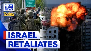 Israel officially declares war on Hamas as fighting intensifies | 9 News Australia