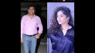 Bollywood actress father and daughter 🥰🤗🥰||#shorts #father #viral