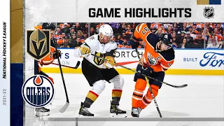 Golden Knights @ Oilers 4/16 | NHL Highlights 2022