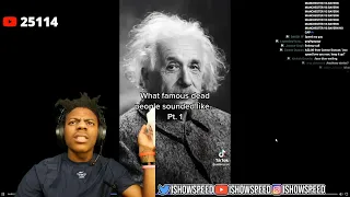 IShowSpeed reacts to Albert Einsteins voice 💀😂