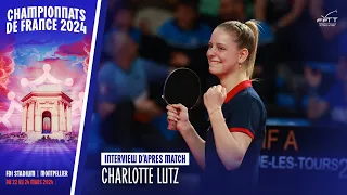 INTERVIEW | Charlotte Lutz - Quart de finale