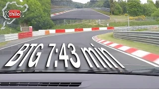 Megane RS - BTG 7:43 min - Nürburgring Nordschleife #under8 - Touristenfahrten