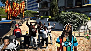 YBN almighty jay Throws A Big House Party & Chief Keef Pulls Up...😭| GTA V RP *Very Hilarious*