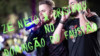 Zé neto e Cristiano no Domingão do Faustão 23/08/2020