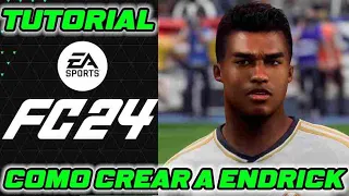 COMO CREAR A ENDRICK EN EA FC 24 | TUTORIAL | FIFA MOD MANAGER | MODS EA FC 24