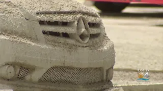 Miami Beach Construction Accident Leaves Cars Covered In Liquid Concrete