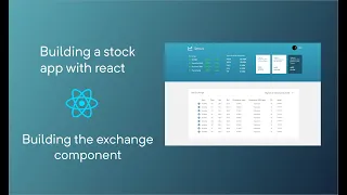 How to build a stock app with react - building the exchange component