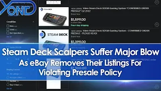 Steam Deck Scalpers Suffer Blow As eBay Removes Their Listings For Violating Presale Policy