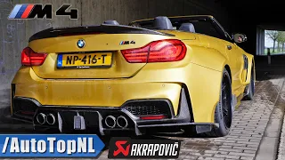 BMW M4 WIDEBODY | AKRAPOVIC STRAIGHT PIPE *CRAZY LOUD* Exhaust SOUND by AutoTopNL