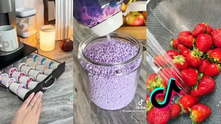 random organizing and restocking ASMR tiktok compilation #2🍎