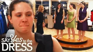 Bridesmaid Tears Up After Admitting She Can't Afford Dress | Say Yes To The Dress Bridesmaids