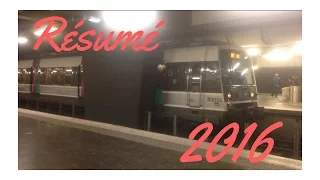 [Paris,Normandie] RER,TER et Transilien Résumé 2016