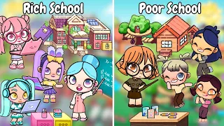 Rich School VS Poor School 🏫 🎒 | Toca Boca | Avatar Story