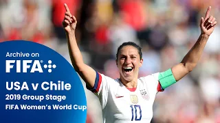 FULL MATCH: USA vs Chile | FIFA Women's World Cup 2019