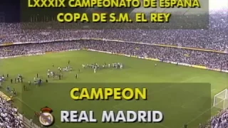 Real M - Real Zaragoza. Copa del Rey-1992/93. Final (2-0)