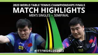 Fan Zhendong vs Liang Jingkun | MS SF | 2023 ITTF World Table Tennis Championships Finals