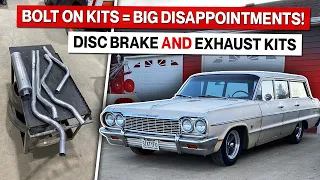 Leave it to the professionals! DIY exhaust kit! Soft Pedal Disc Brake Conversion Issues Resolved!