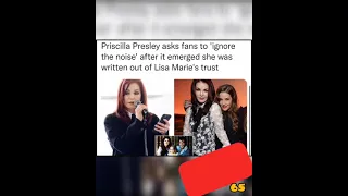 Priscilla Presley asks fans to 'ignore the noise' after it emerged she was written out of Lisa Marie
