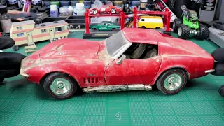 BARNFIND 1:18 Scale 69' Corvette Stingray Restoration