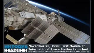 November 1998: First Module of International Space Station Launched